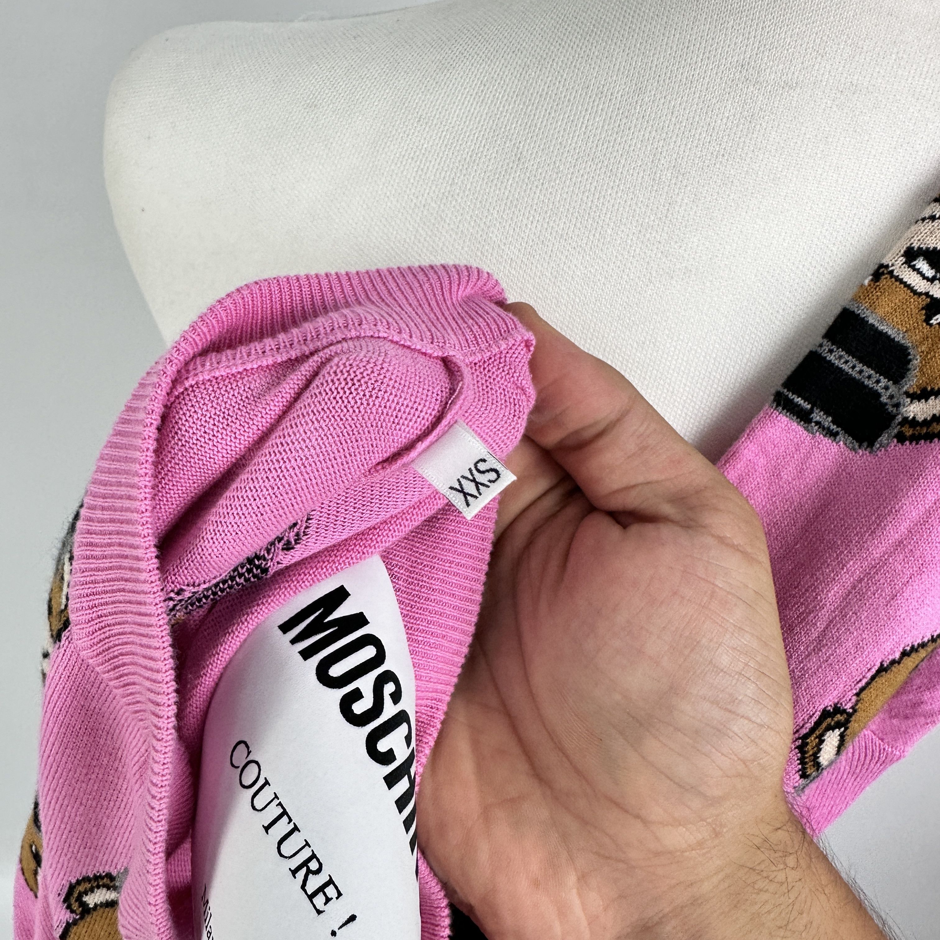 Moschino Maglioncino Moschino Couture Orsetti Monogram – XXS Size XXS / US 00 / IT 34 - 8 Thumbnail