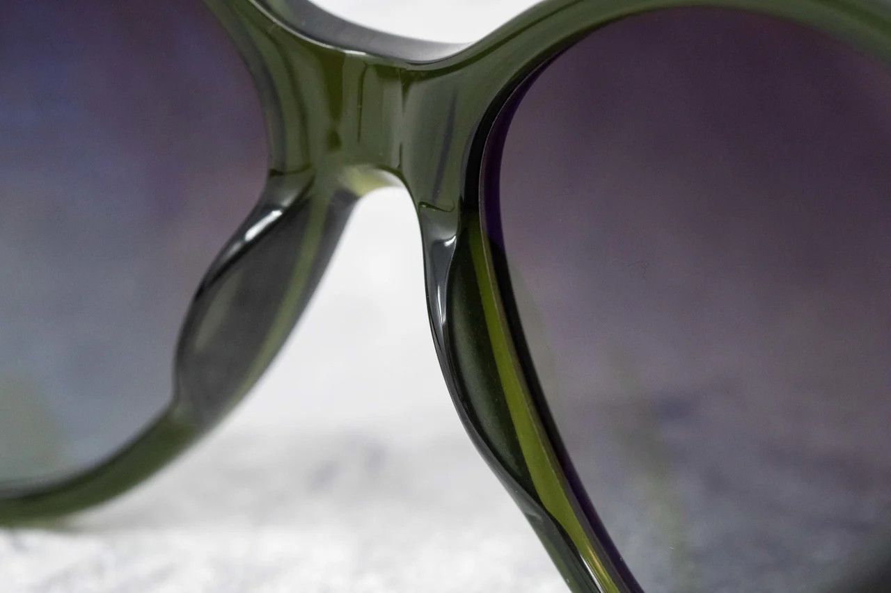 Ann Demeulemeester Ann Demeulemeester Sunglasses Oversized Green Size ONE SIZE - 7 Thumbnail