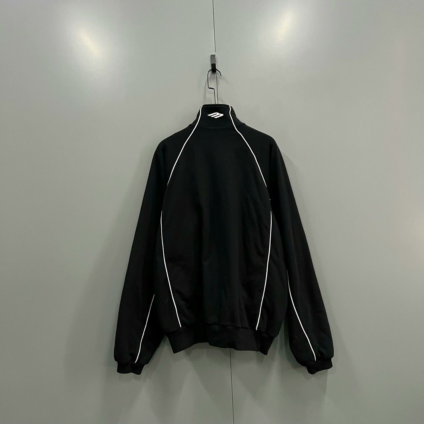 Balenciaga Balenciaga Black Small Logo Zip Jacket Size US M / EU 48-50 / 2 - 2 Thumbnail