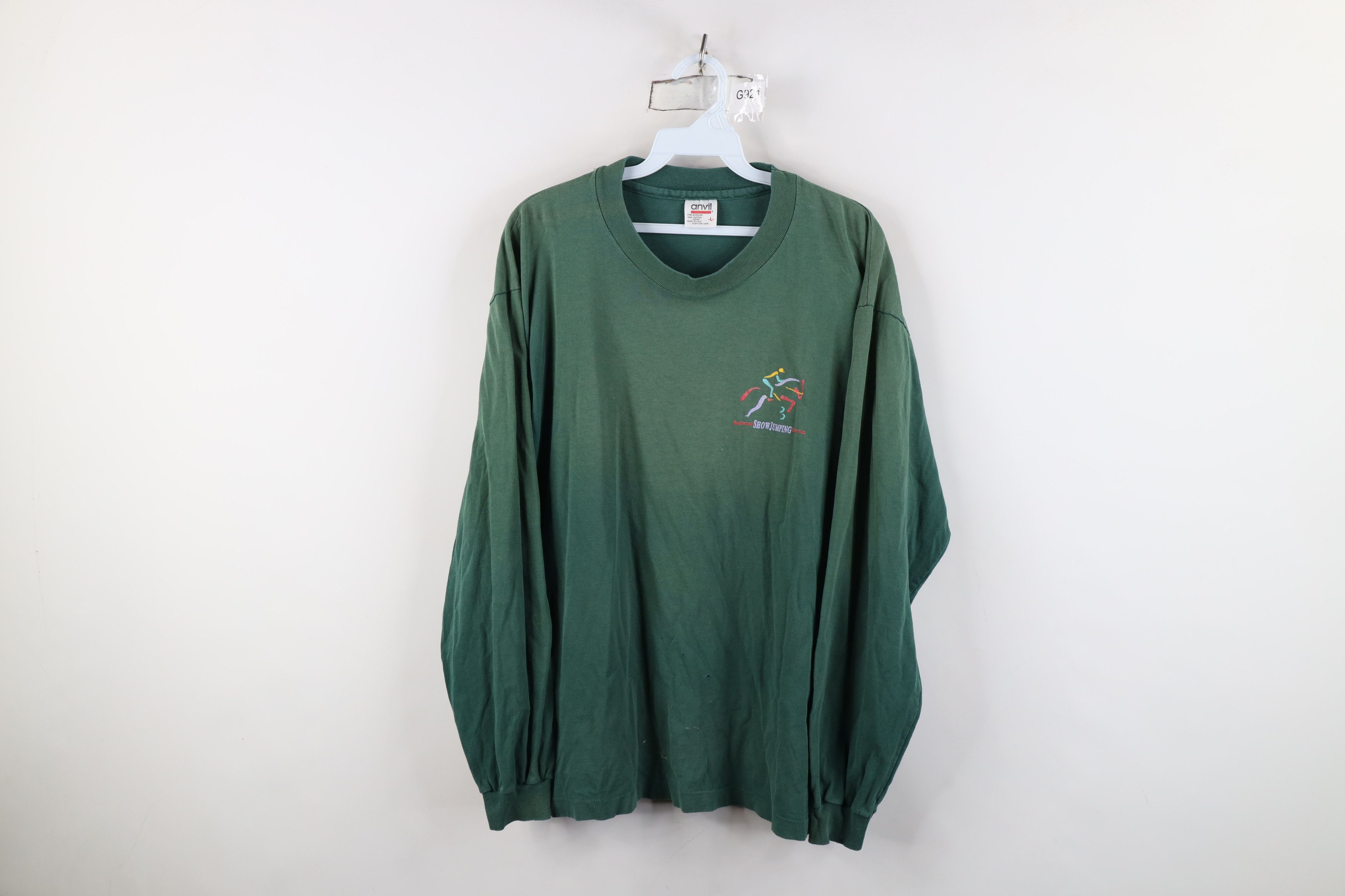 Vintage Vintage 90s Sun Hartwood Jumping Festival Horse T-Shirt USA Size US L / EU 52-54 / 3 - 1 Thumbnail