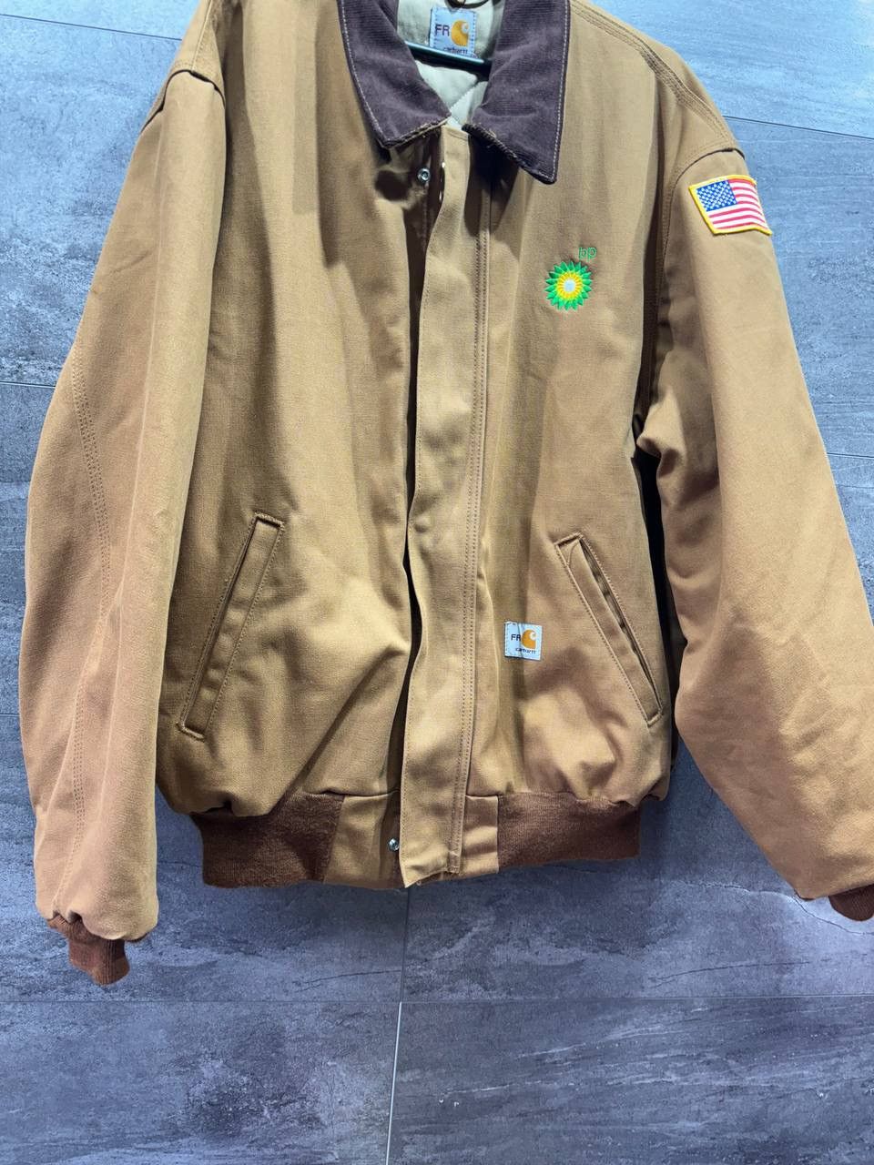 Other Carhartt FR Flame Resistant Mens Brown Bomber Vintage Jacket Size US XXL / EU 58 / 5 - 6 Thumbnail
