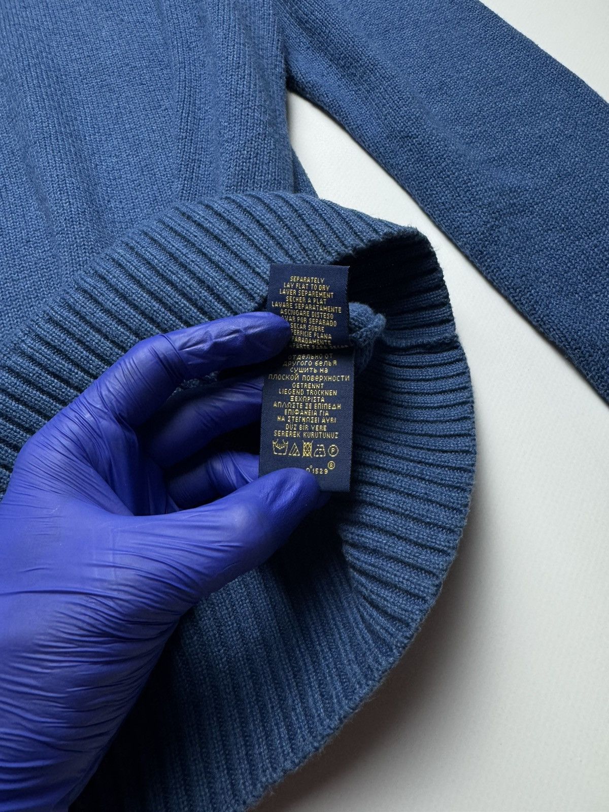Polo Ralph Lauren Polo Ralph Lauren Cotton Crewneck Sweater - Blue Gold Pony Size US S / EU 44-46 / 1 - 7 Thumbnail