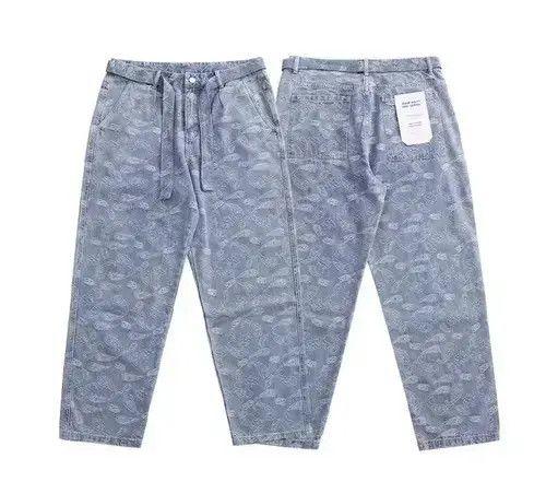 Japanese Brand 20AW Indigo Union Japan Denim Bandana Pants Size US 32 / EU 48 - 3 Thumbnail