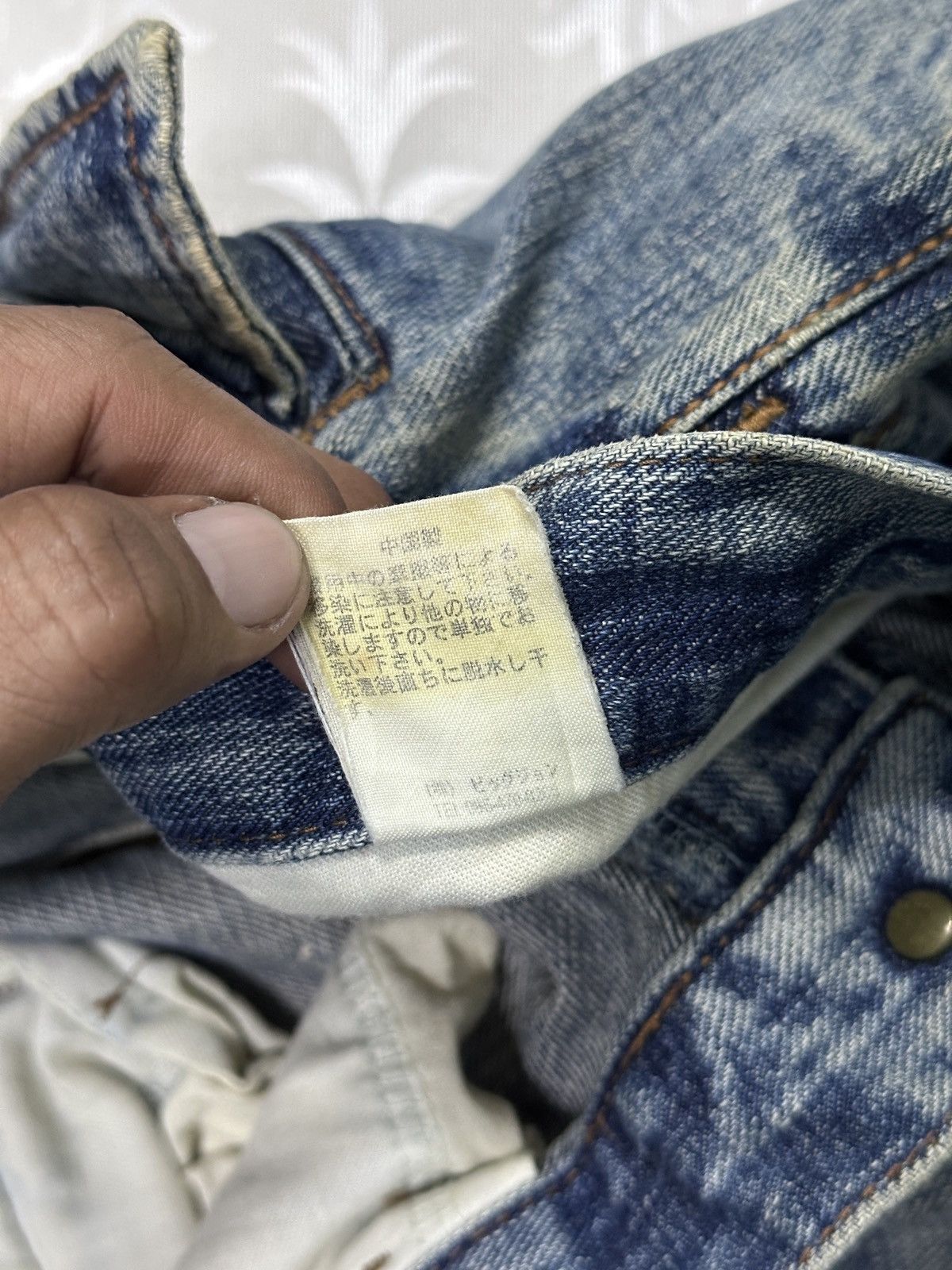 Kapital BushPant Denim Trashed Distress Denim Unbrand🎌💥 Size US 34 / EU 50 - 8 Thumbnail