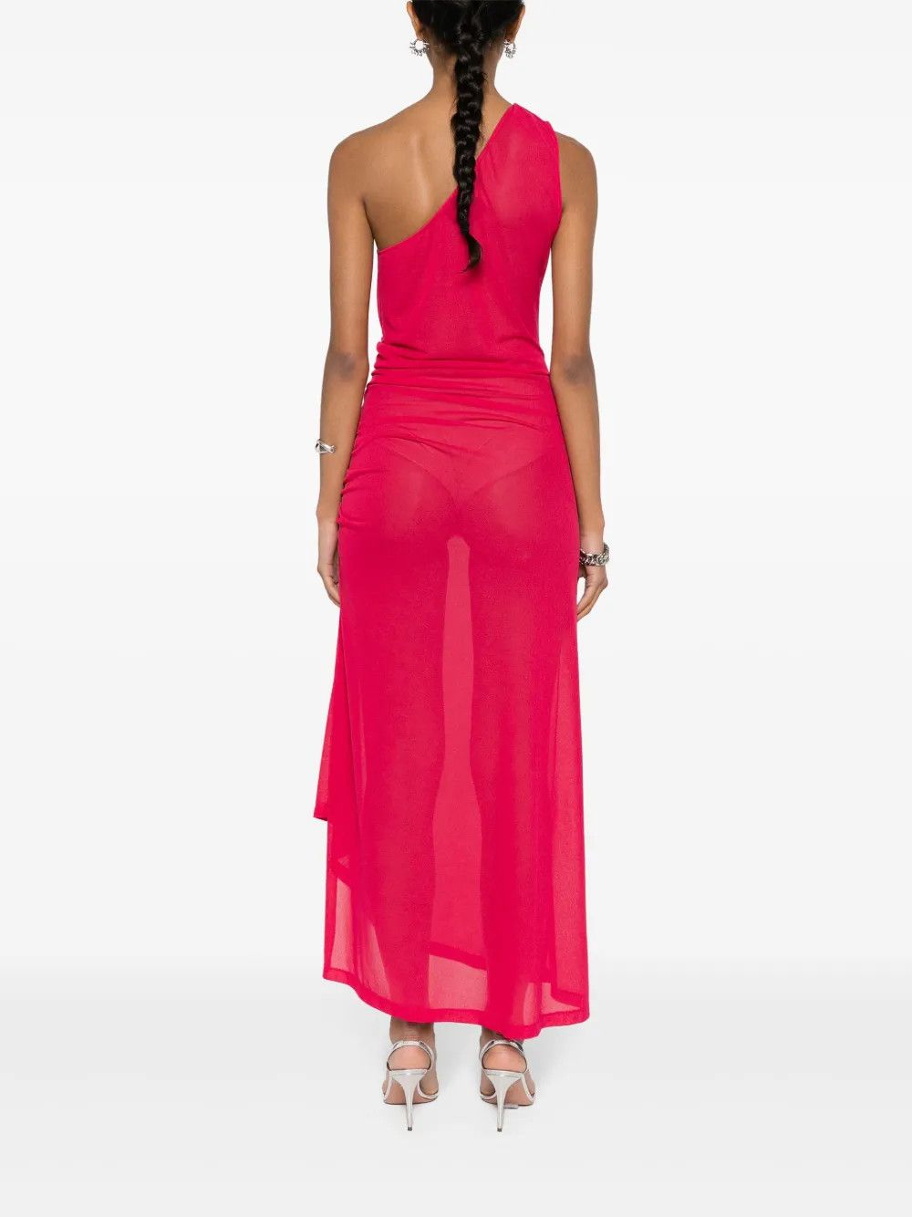 Givenchy o1srvl11e0325 One-Shulder Dress in Pink Size M / US 6-8 / IT 42-44 - 4 Thumbnail