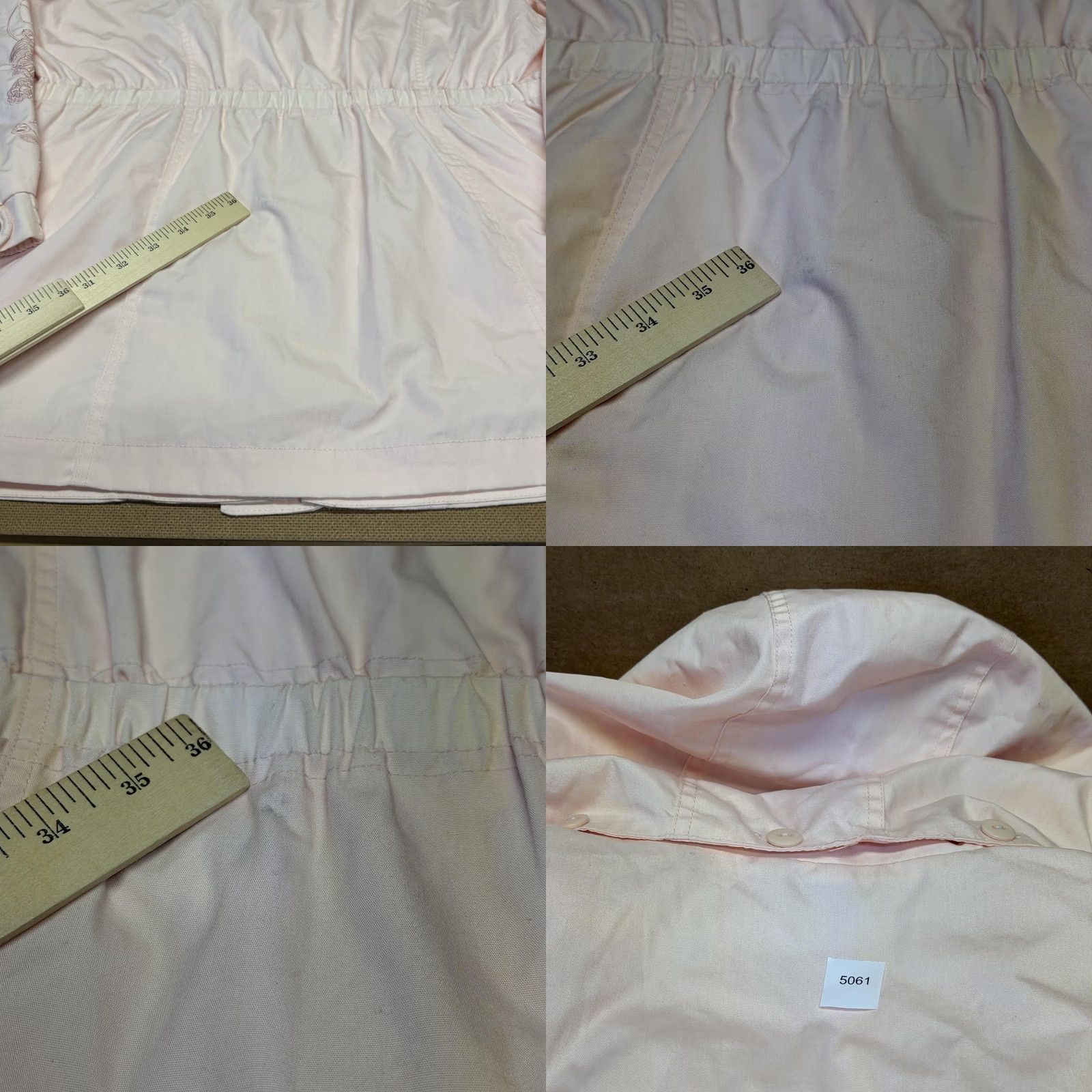 Mackintosh Mackintosh New England Jacket Womens XL Pink Floral Embroidered Hooded Anorak Size XL / US 12-14 / IT 48-50 - 10 Thumbnail