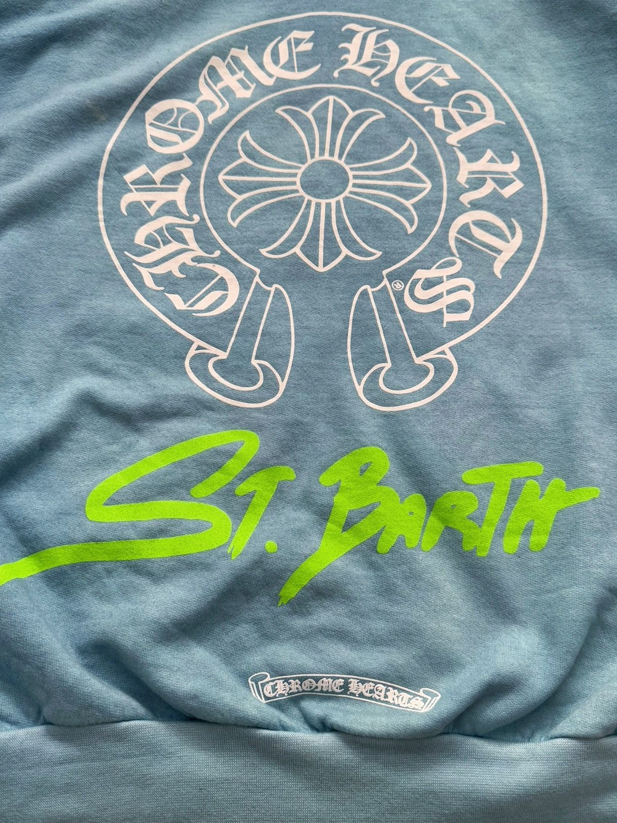 Chrome Hearts RARE St Barth Overdyed Silver Horseshoe Zip Up Size US L / EU 52-54 / 3 - 4 Thumbnail