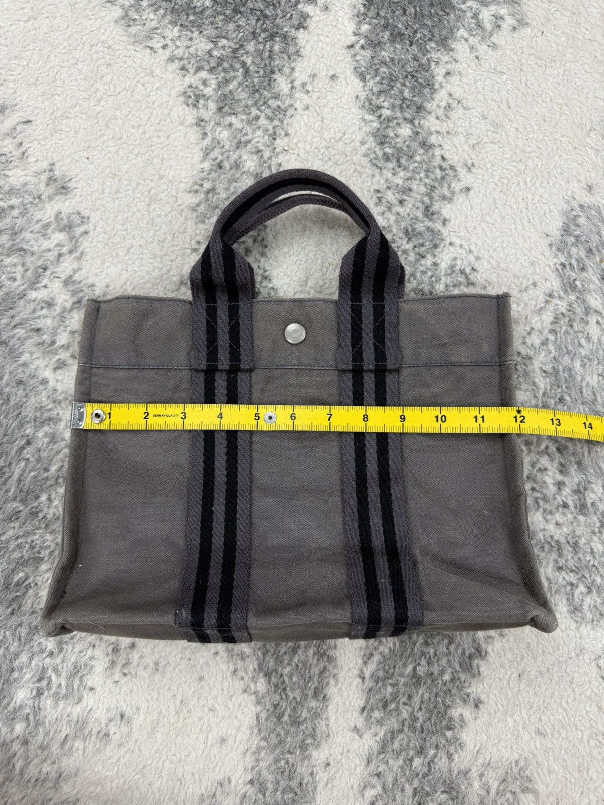 Hermes Vintage HERMES Mini Fourre Tout Canvas Bag Size ONE SIZE - 11 Thumbnail