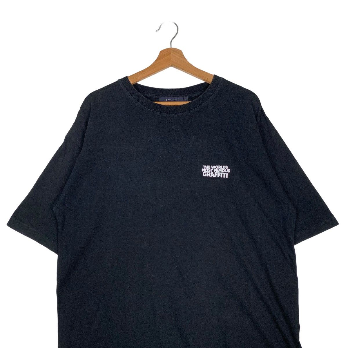Japanese Brand RAGEBLUE Brandalised World Famous Grafitti Tees #0229-C11 Size US L / EU 52-54 / 3 - 5 Thumbnail