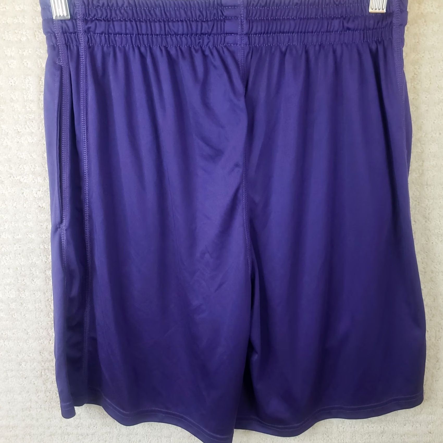 Vintage Clemson Tigers Basketball Shorts B Ultimate Softloc Men’s M Medium Purple Orange Short Solid Drawstring Athletic Sports Mens Size US 31 - 7 Thumbnail