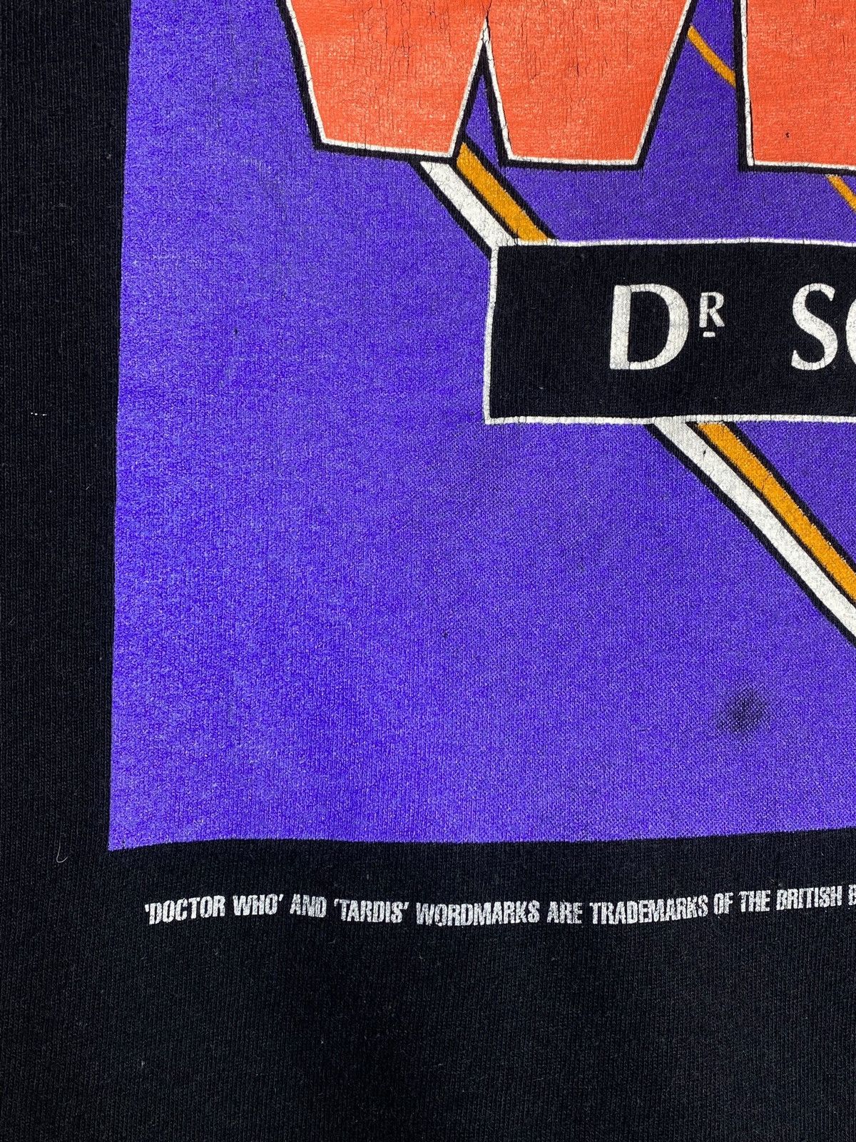 Vintage Vintage 90s Doctor Who Dr. Solomon BBC Promo Graphic T-shirt Size US XL / EU 56 / 4 - 6 Thumbnail