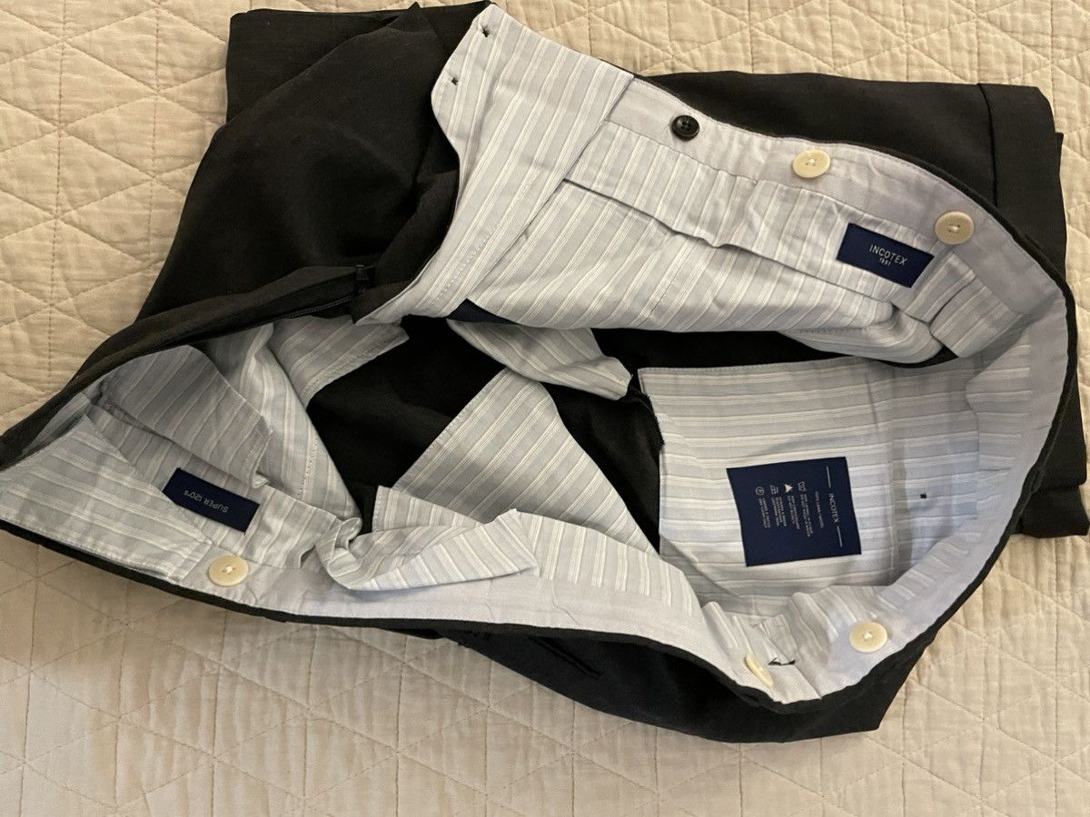 Incotex Super 120's Wool Twill Trouser Size US 38 / EU 54 - 11 Thumbnail