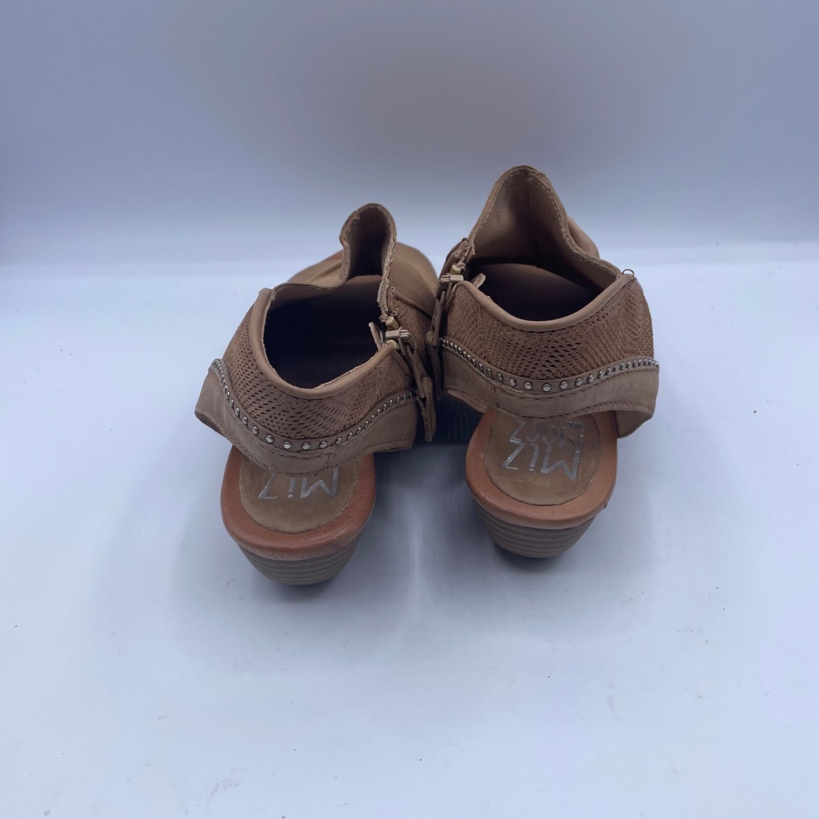 Other Miz Mooz Cailey Spring Heel Sandals Sand Leather Womens 42 Size US 10.5 / IT 40.5 - 4 Thumbnail