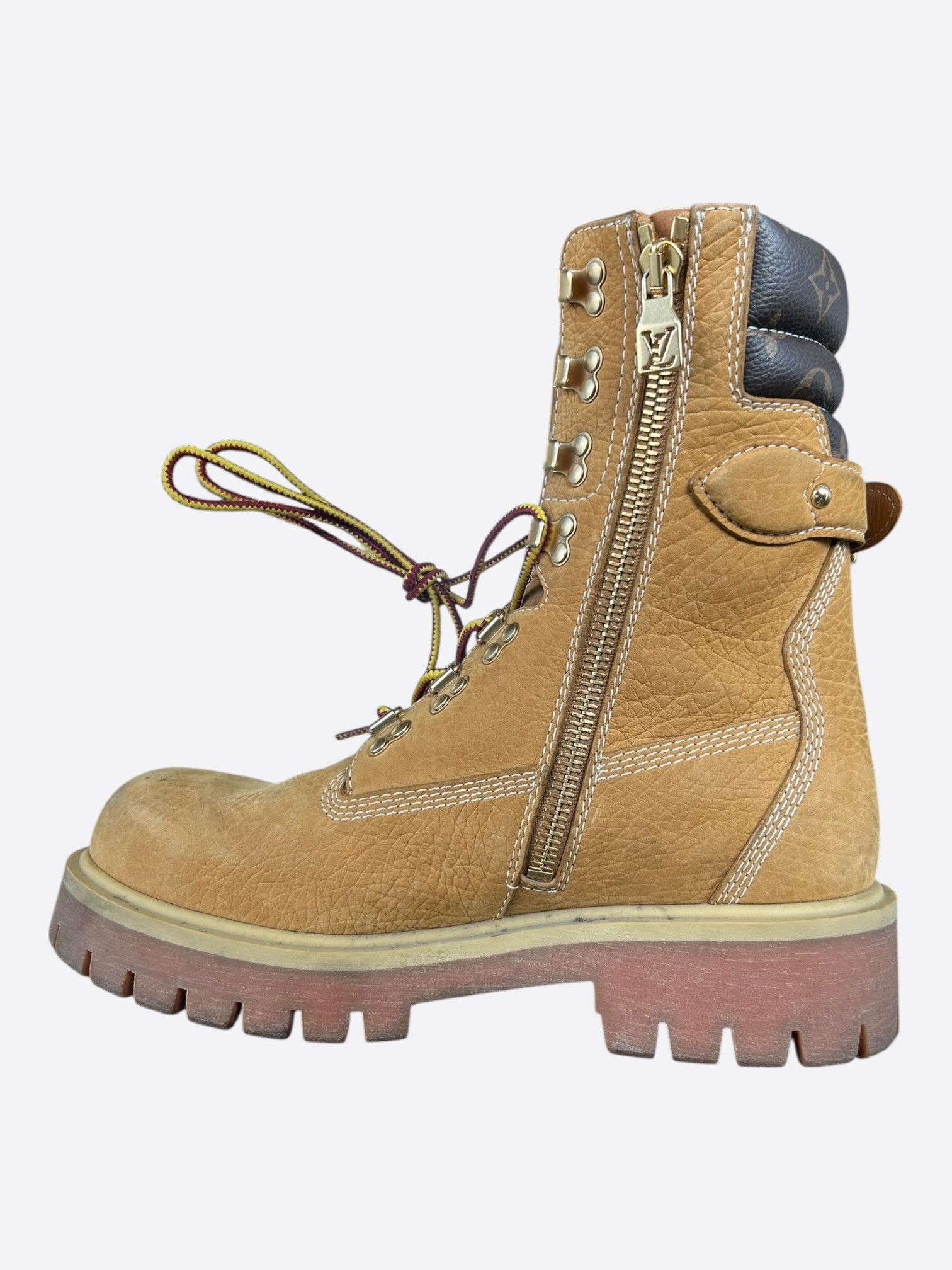 Louis Vuitton Louis Vuitton Timberland Wheat & Brown Monogram Ranger Boots Size US 9 / EU 42 - 6 Thumbnail