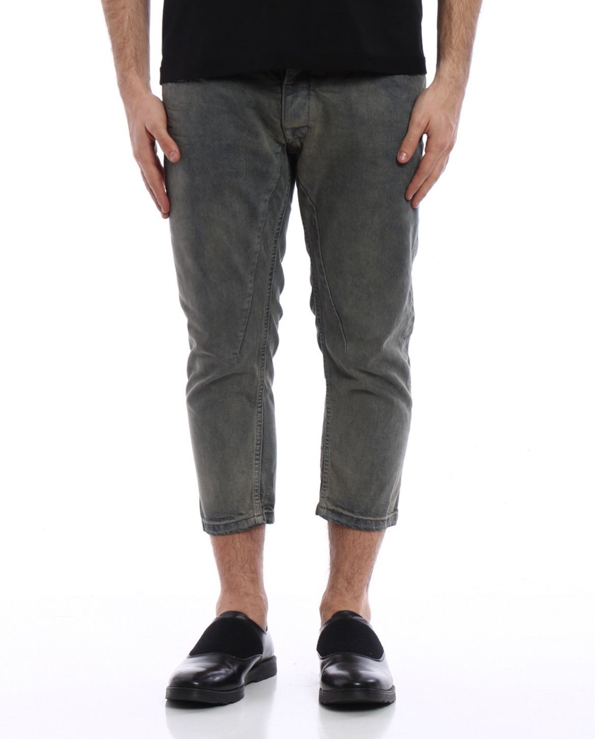 Rick Owens Rick Owens Drkshdw Lightweight Detroit Cut Cropped Jeans Size US 29 - 10 Thumbnail