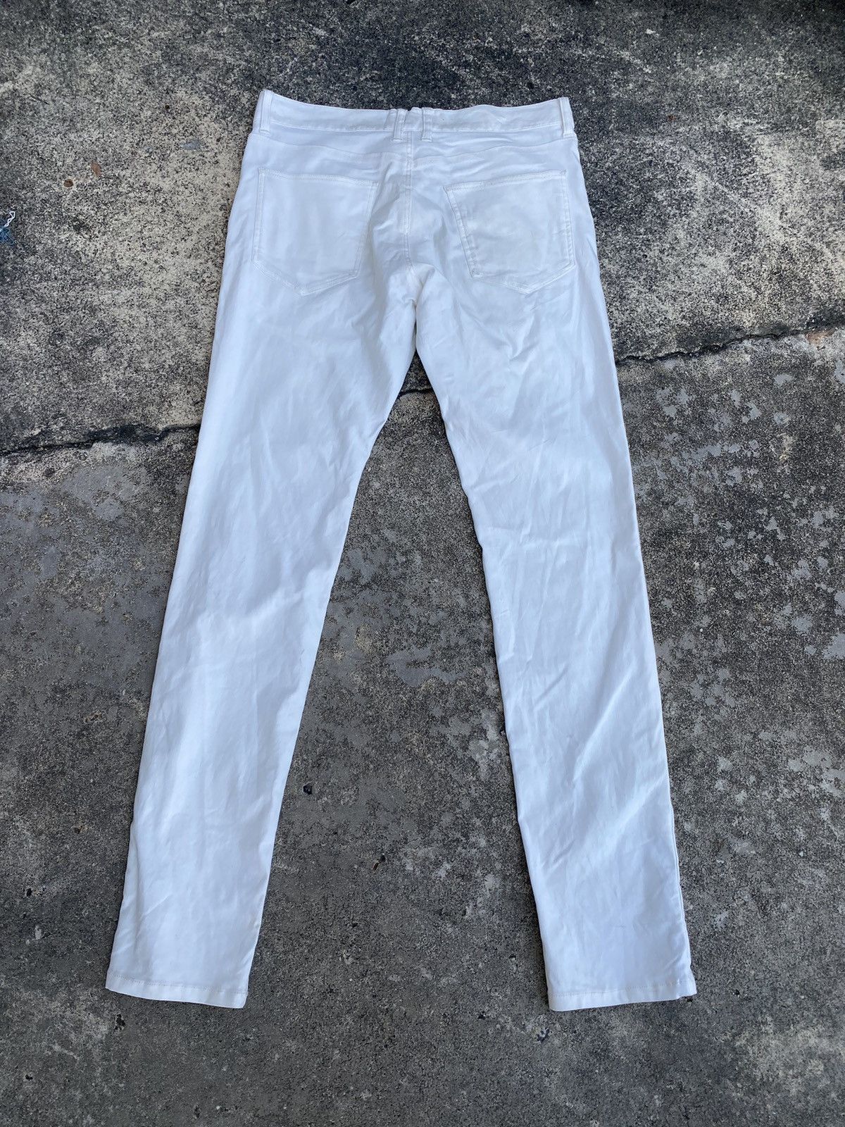If Six Was Nine × Vintage × semanticdesign Semantic Design White Denim Pants Size US 31 - 4 Thumbnail