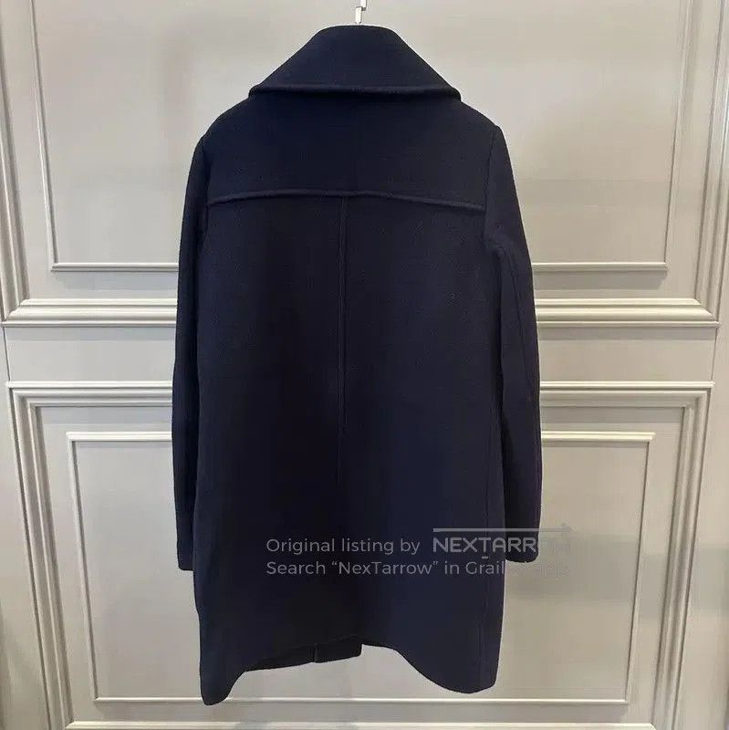 Chanel Chanel Navy Long Coat for Women . Size S / US 4 / IT 40 - 2 Thumbnail