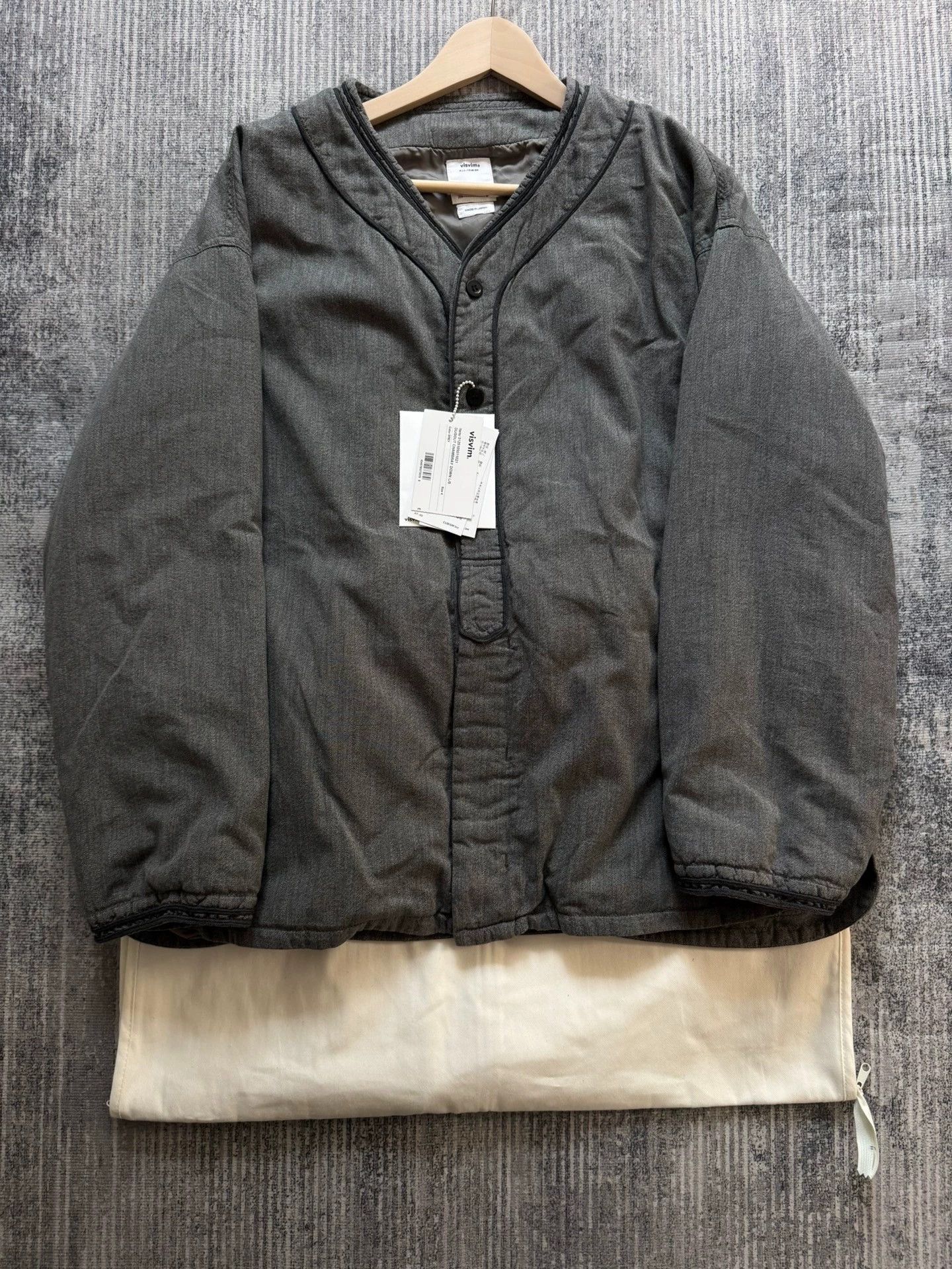 Visvim VISVIM 25SS Dugout Chambray Down LS Gray 4 Jacket Size US XL / EU 56 / 4 - 1 Thumbnail