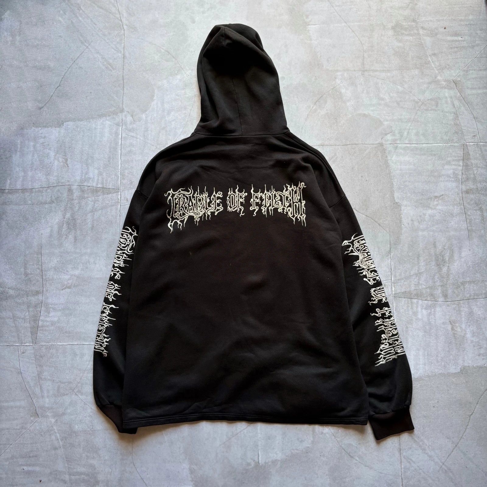 Band Tees vintage 00s Cradle Of Filth Tonight In Flames hoodie rock Size US XL / EU 56 / 4 - 2 Thumbnail