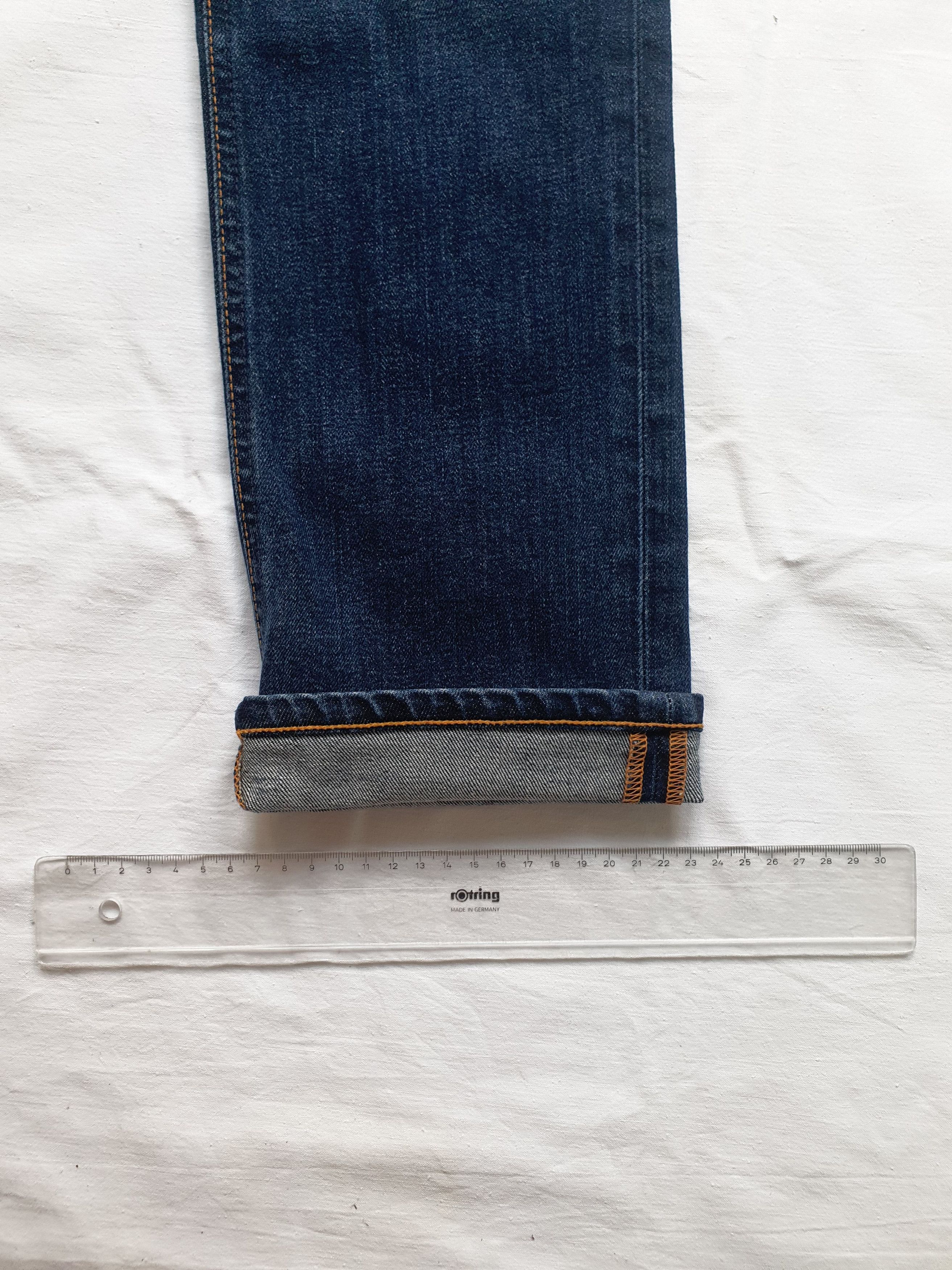 Nudie Jeans TUBE KELLY (N587) Women's Denim (Org. Dark Indigo Wash) Size 31" - 14 Thumbnail