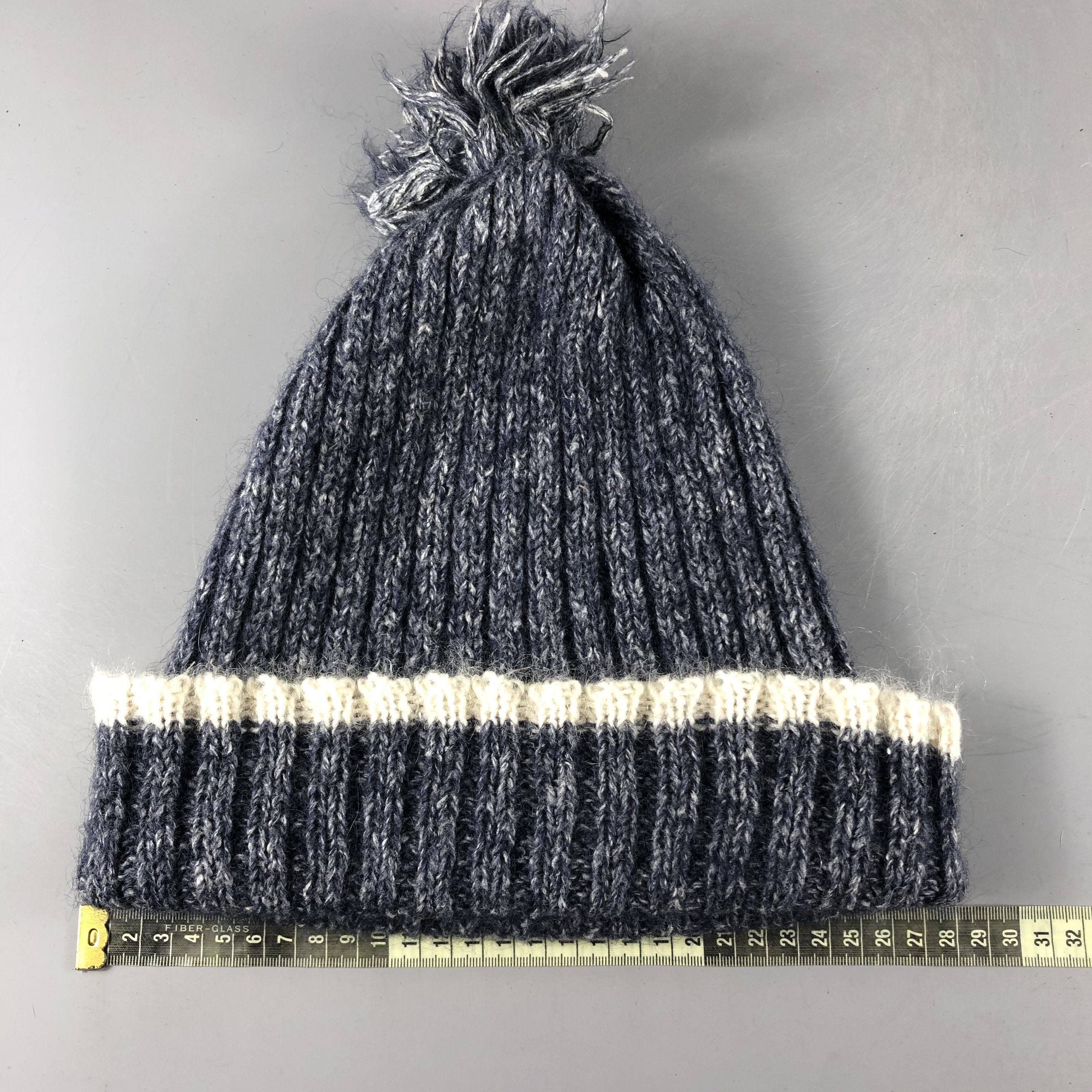 Other × Vintage Tout A Coup Ribbed Beanie Snow Hat Snow Cap -D735 Size ONE SIZE - 3 Thumbnail
