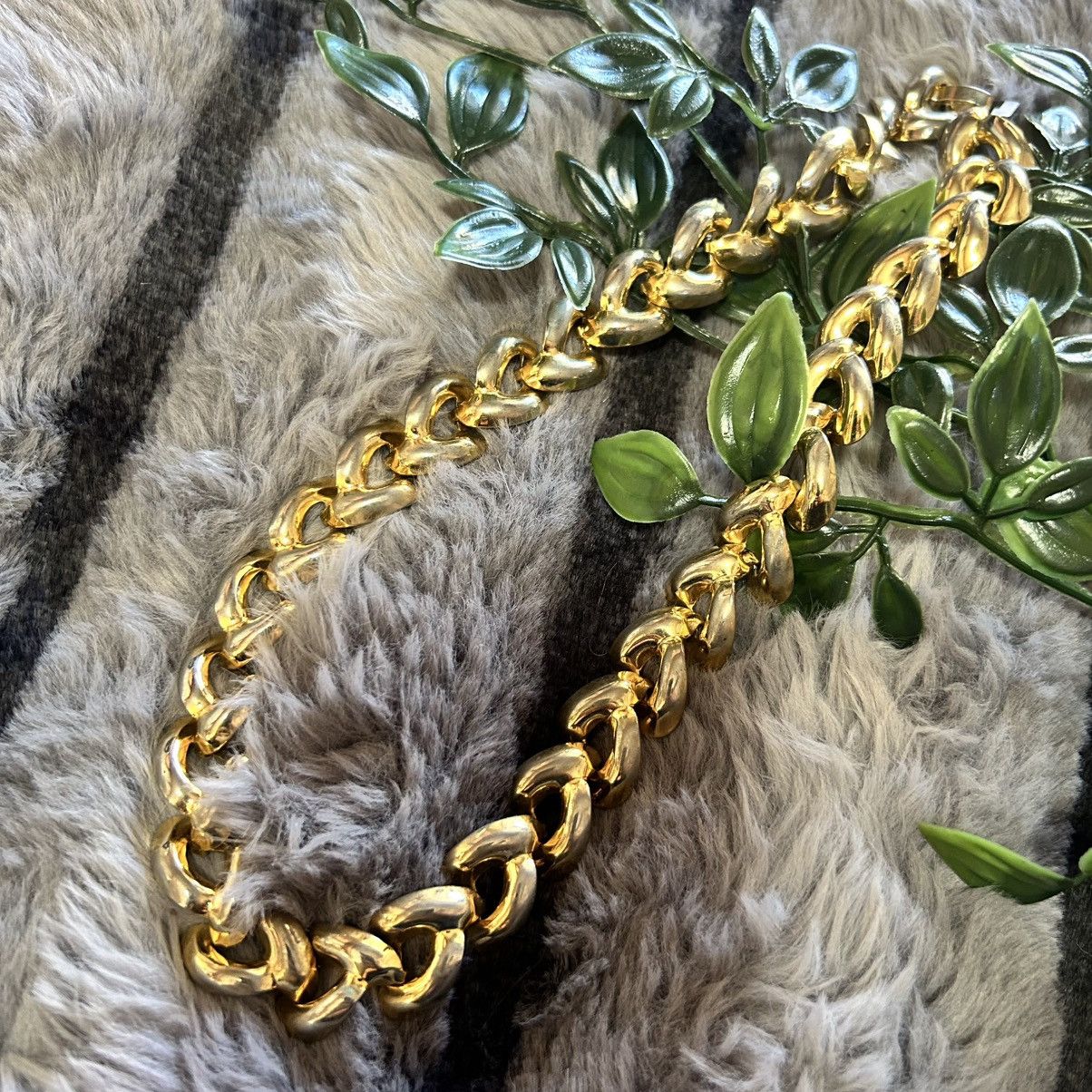 Vintage Vintage 80s large gold tone link necklace Size ONE SIZE - 5 Thumbnail