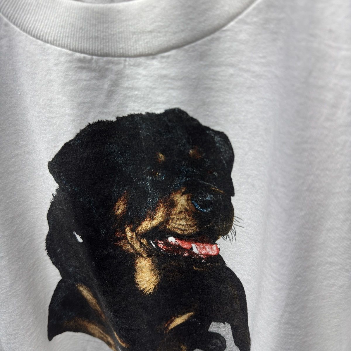 Vintage 90s Rottweiler Breed Shirt ERD Grunge Givenchy Biker WCC Size US XL / EU 56 / 4 - 5 Thumbnail