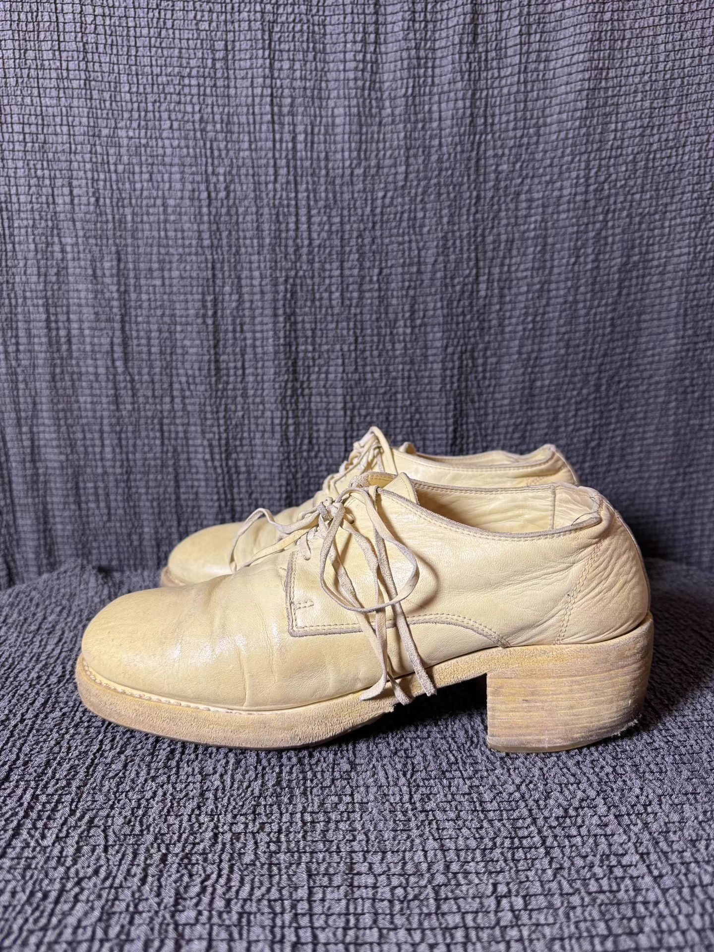 Guidi GUIDI 792z off-white low-top horsehide derby shoes Size US 8 / IT 38 - 2 Thumbnail