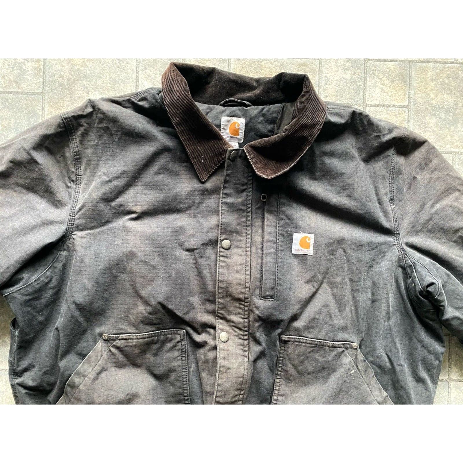 Carhartt Carhartt Jacket 103372 001 Full Swing Coat Men’s 2XL Cotton Jacket Size US XXL / EU 58 / 5 - 4 Thumbnail
