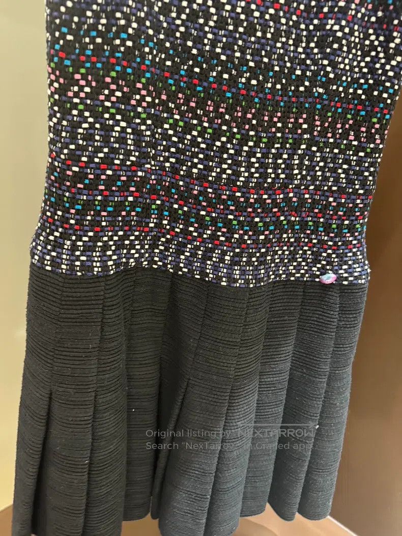 Chanel Chanel Colourful tweed pleated dress Size XS / US 0-2 / IT 36-38 - 3 Thumbnail