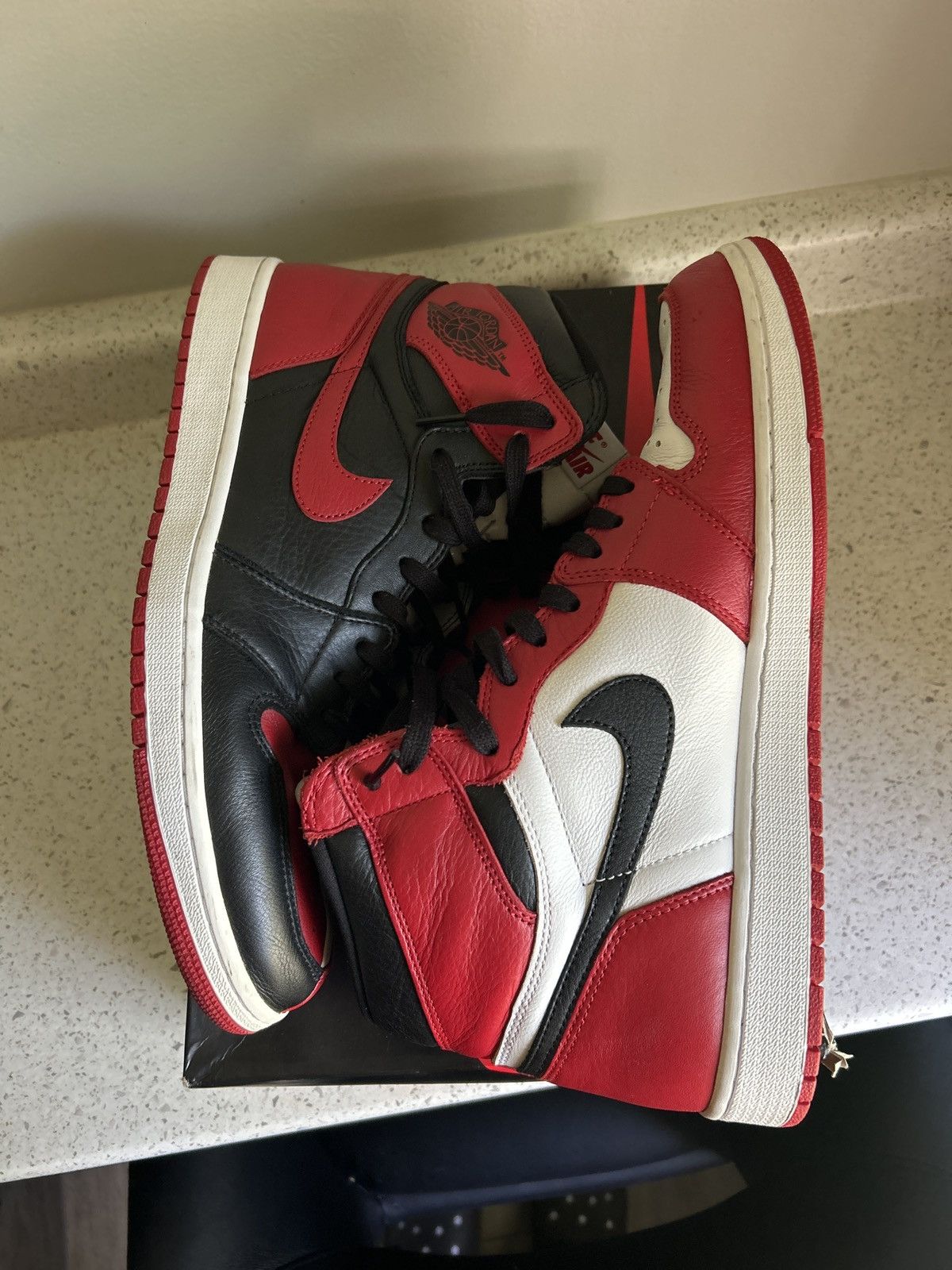 Nike 2018 Air Jordan 1 High OG NRG ‘Homage to Home’ Size US 14 / EU 47 - 4 Thumbnail