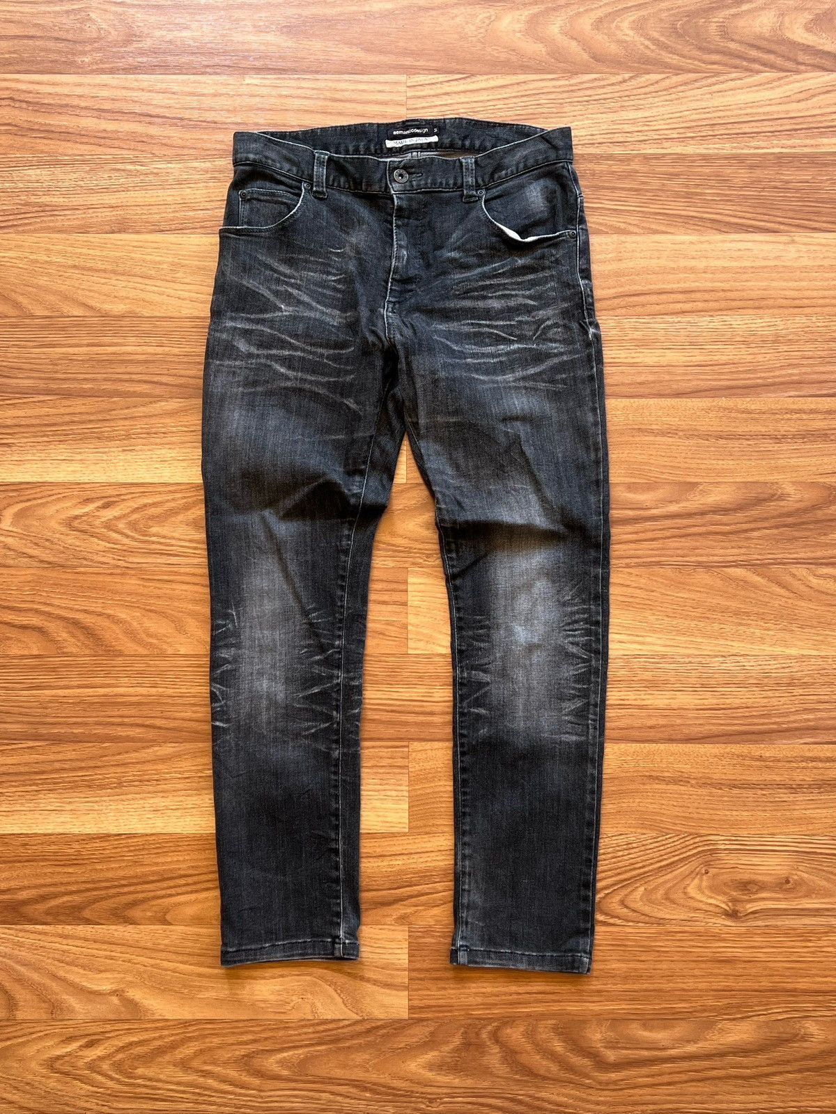 semanticdesign Semanticdesign stretch denim pants Size 31" - 1 Thumbnail