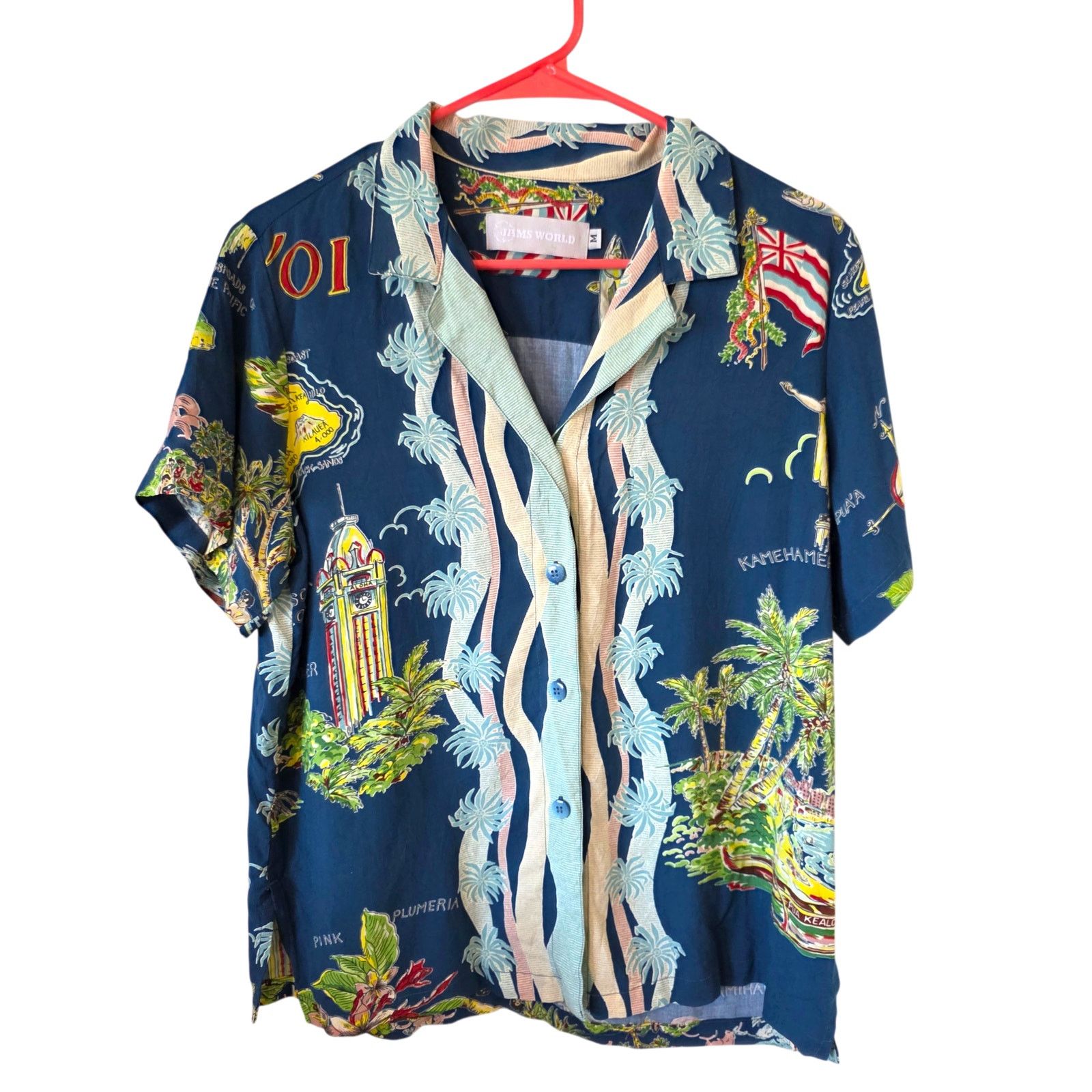 Jams World Jams World Retro Hawaiian Shirt No Ka Oi Size Medium Size US M / EU 48-50 / 2 - 3 Thumbnail