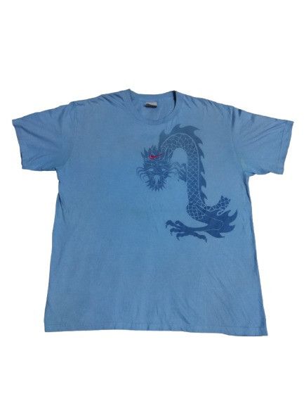 Nike Rare!!! Nike Dragon Center Swoosh Tee Size US XL / EU 56 / 4 - 1 Thumbnail