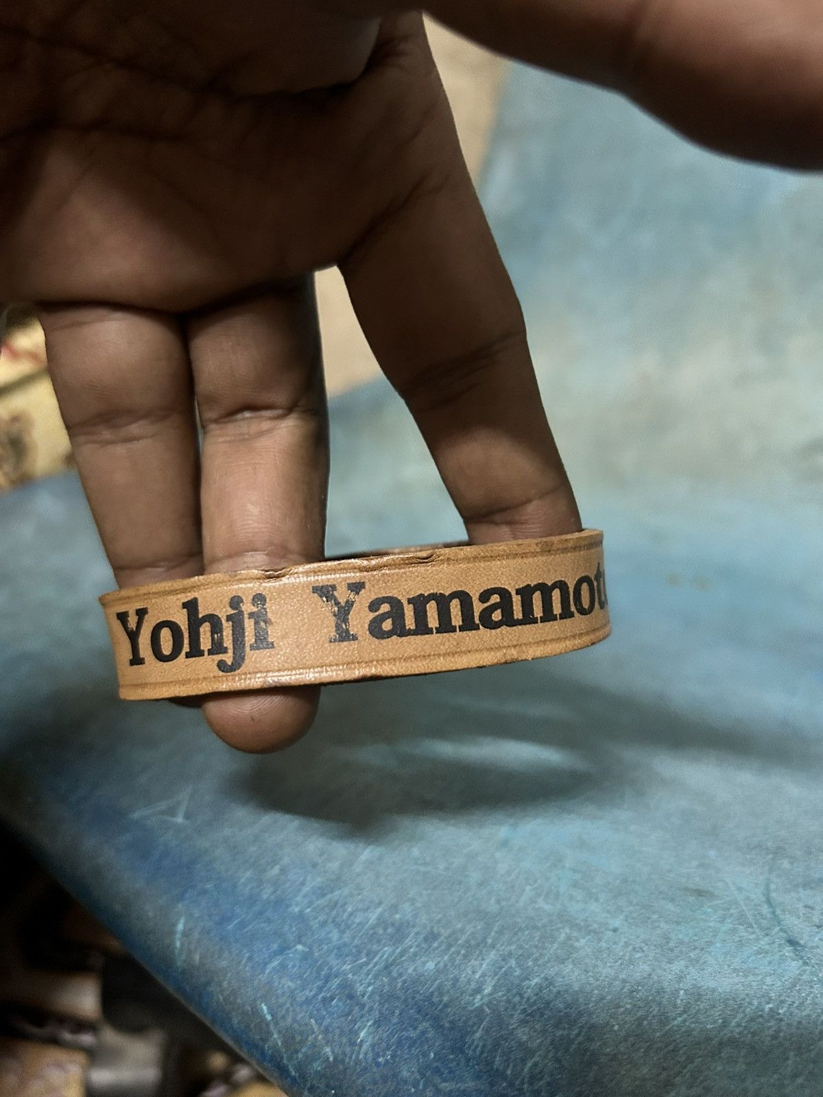 Yohji Yamamoto Leather Bracelet Size ONE SIZE - 10 Thumbnail