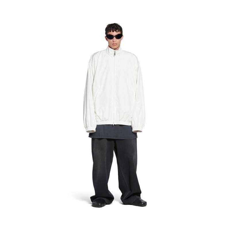 Balenciaga o1tr1nto0725 DIY Metal Outline Tracksuit Jacket in White Size US M / EU 48-50 / 2 - 3 Thumbnail