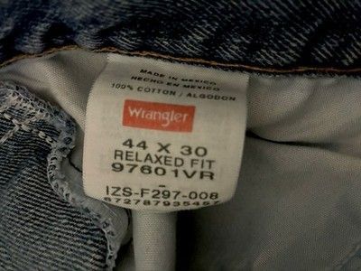 Wrangler Wrangler 97601VR Relaxed Fit Denim Jeans Western Workwear Size US 44 / EU 60 - 3 Thumbnail