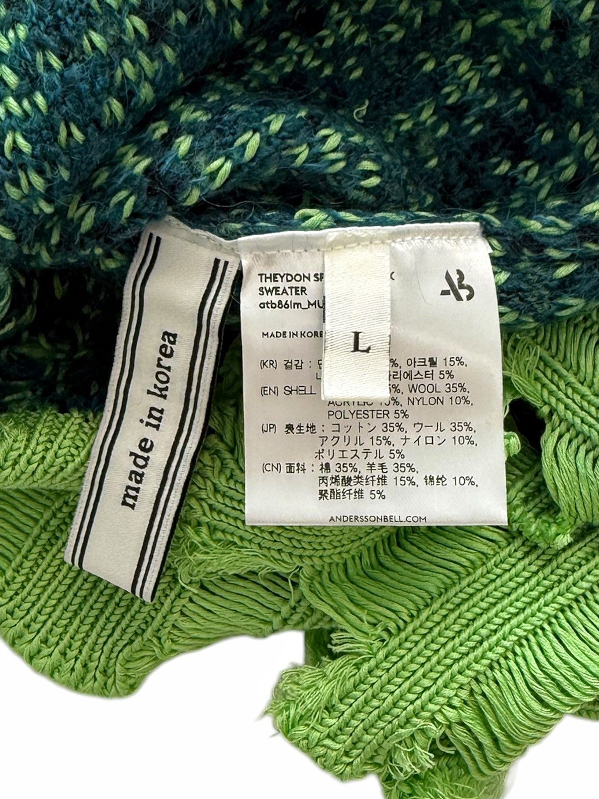 Andersson Bell Theydon Spiderweb Knit Sweater Size US L / EU 52-54 / 3 - 8 Thumbnail