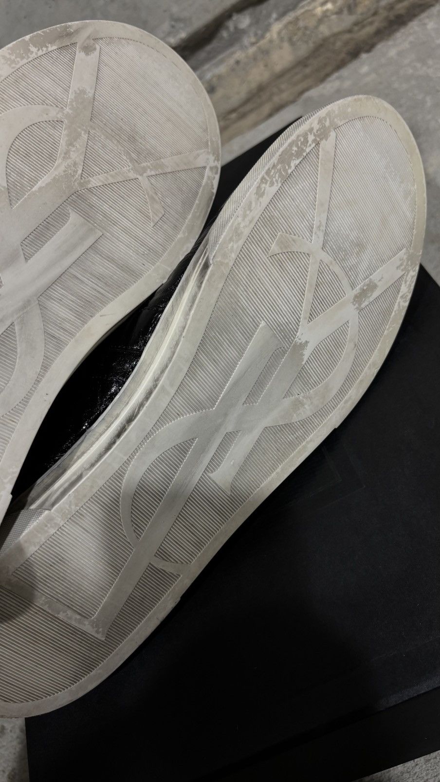 Saint Laurent Paris Saint Laurent Paris “1971 Bad Lieutenant” High Top Sneaker Size US 12 / EU 45 - 17 Thumbnail
