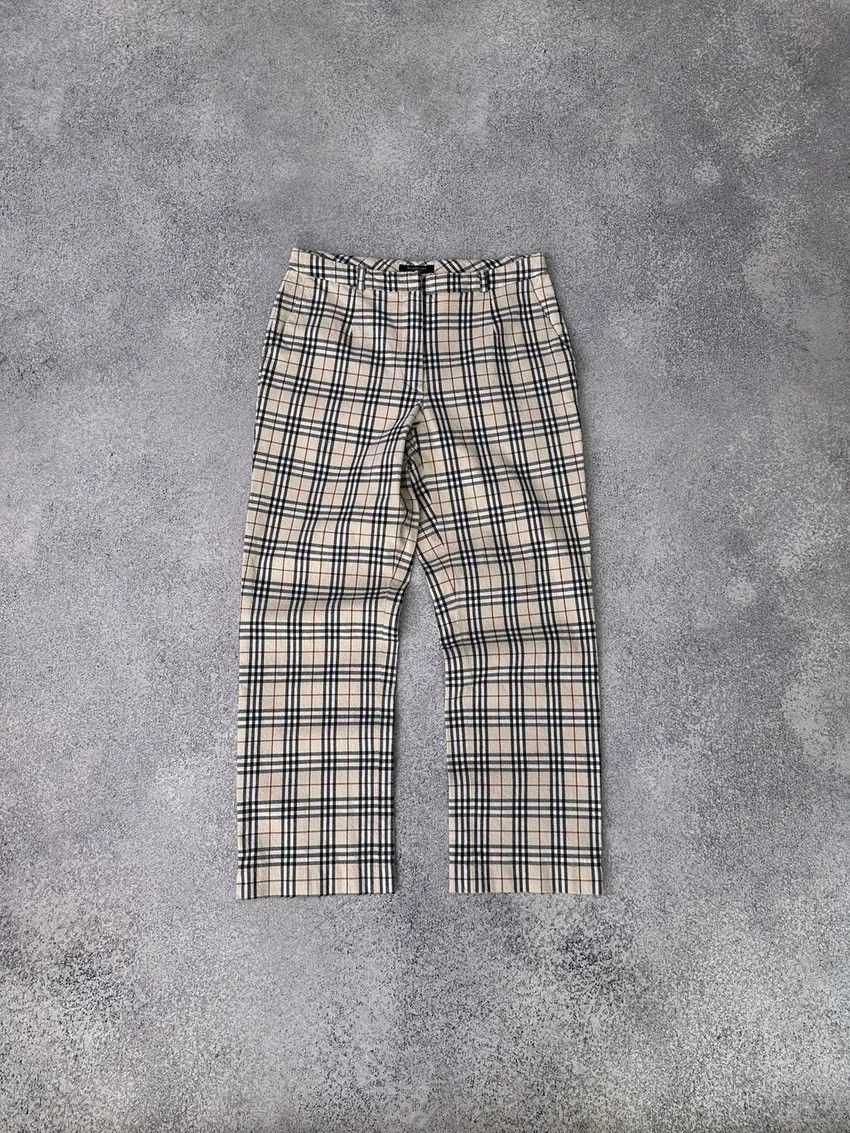 Burberry Luxury Vintage Vintage Burberry Nova Check Rare Woman Pants Grailed