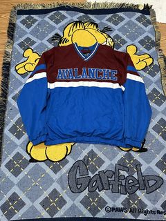 Vintage Vintage 90s ATHLETIC KNIT Mens Large Blank Colorado Avalanche  Hockey Jersey