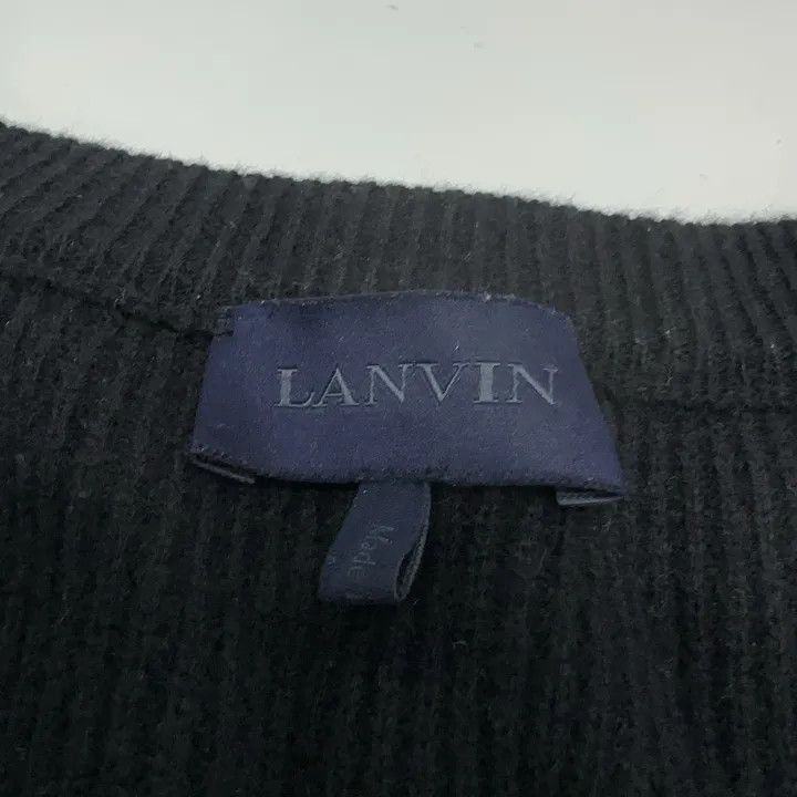 Lanvin Lanvin Casual Simple Black Knit Sweater -2507 Size US M / EU 48-50 / 2 - 5 Thumbnail
