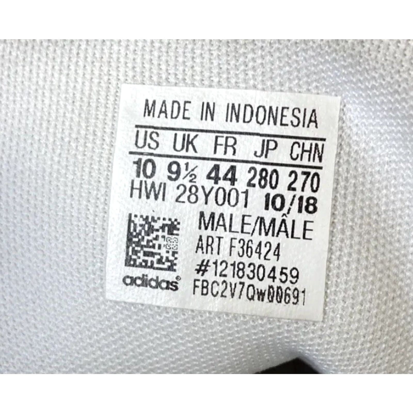 Adidas Adidas Cloudfoam Advantage Leather Sneakers Men Size 10 White ATHLETIC sneakers Size US 10 / EU 43 - 7 Thumbnail