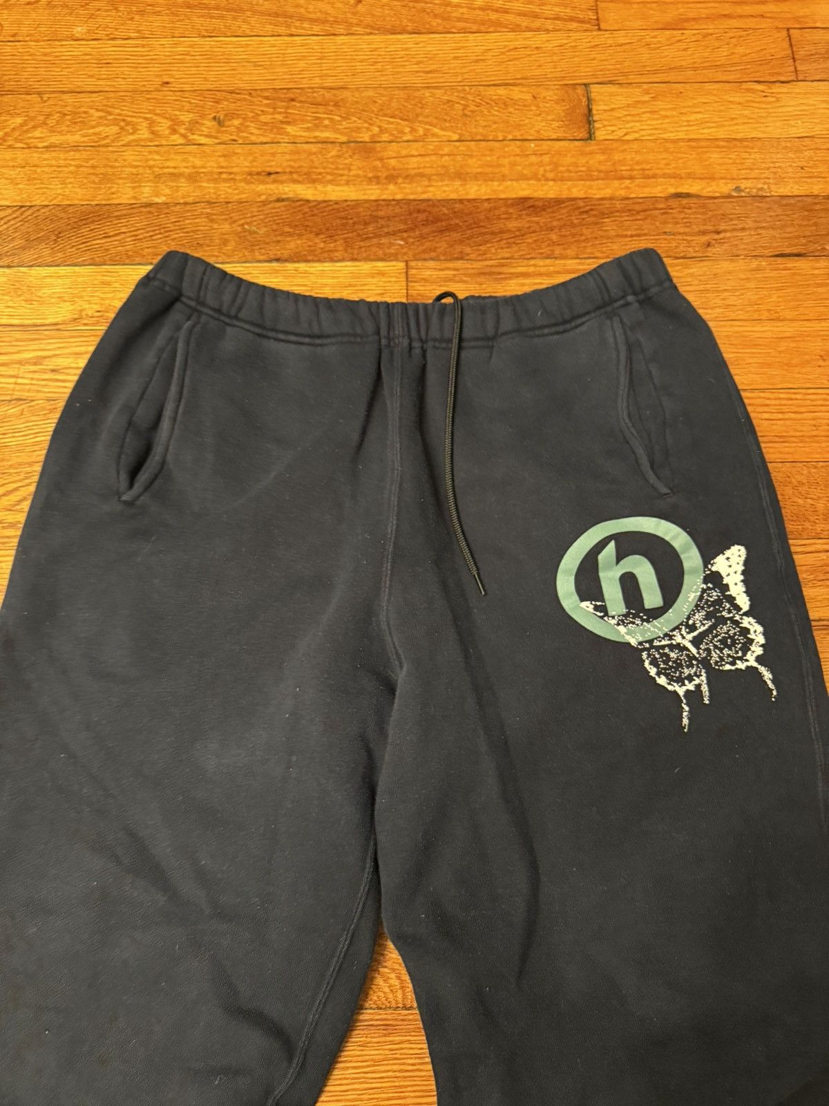 HIDDEN × Needles Needles Hidden NY Pixel Butterfly Sweatpants in Navy Medium Size US 34 / EU 50 - 2 Thumbnail