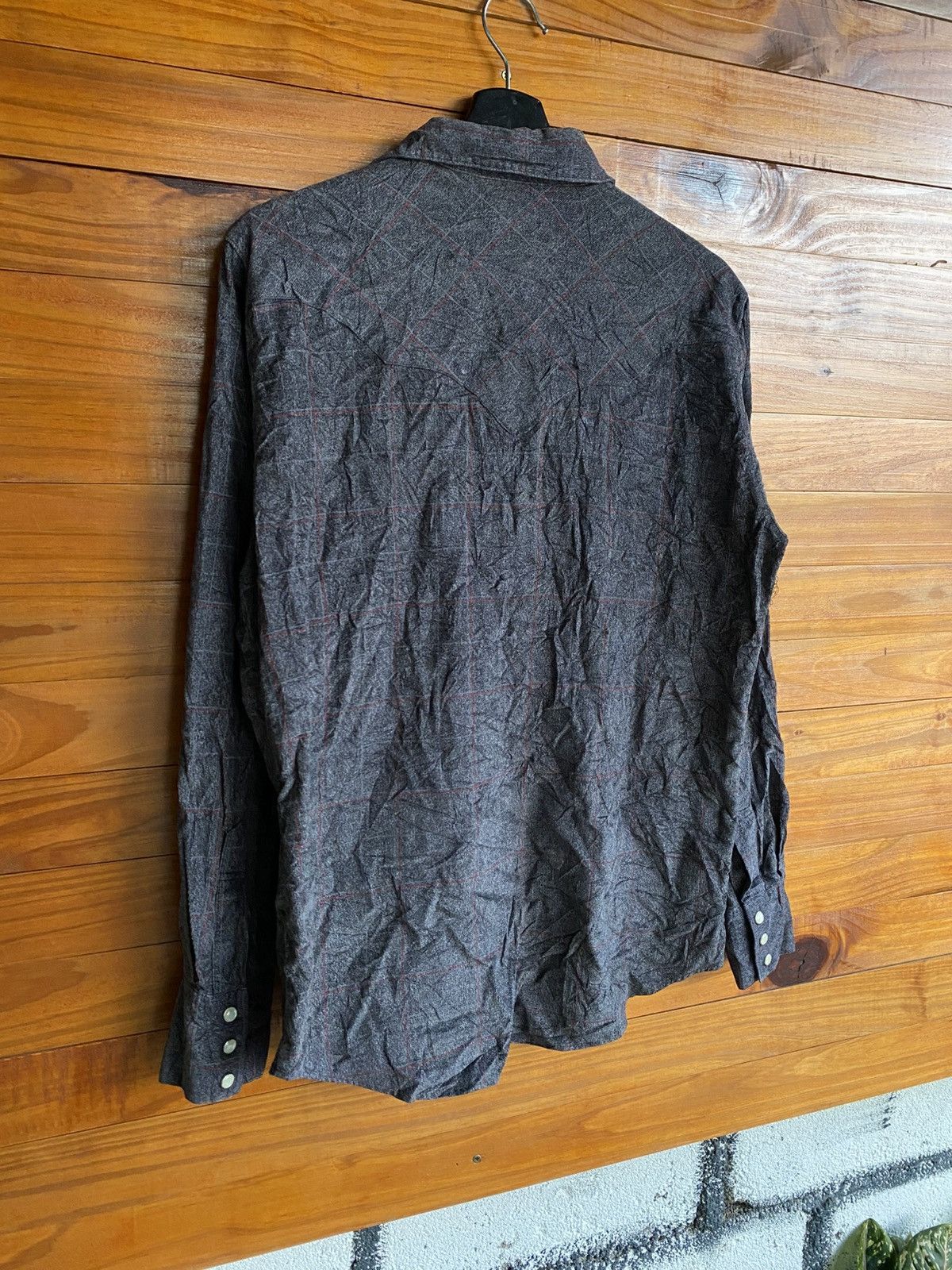 Japanese Brand Vintage MPS Japanese Cotton Check Shirt Plaid Button-Up Size US M / EU 48-50 / 2 - 11 Thumbnail