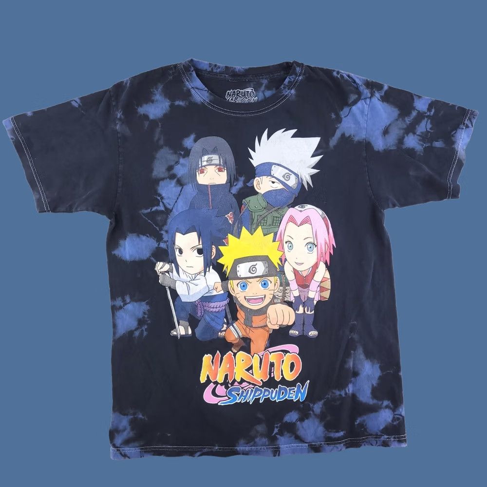 Vintage Naruto Shippuden Shirt Mens Small- Medium Tie Dye Graphic Cast Black Size US M / EU 48-50 / 2 - 1 Thumbnail