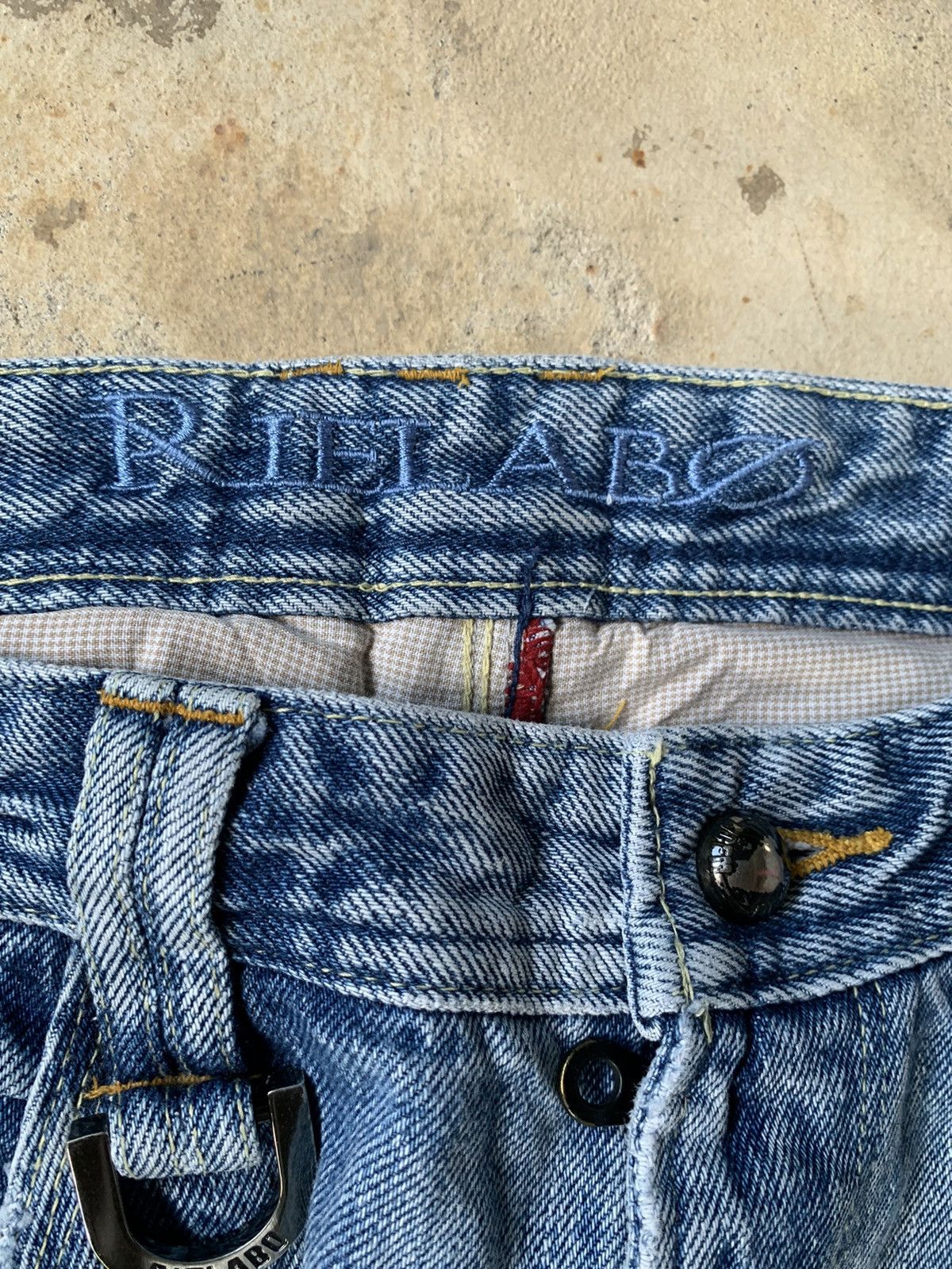 If Six Was Nine × Japanese Brand × Le Grande Bleu (L.G.B.) DISTRESSED NCFM RIELABO SELVEDGE DENIM Size US 32 / EU 48 - 10 Thumbnail