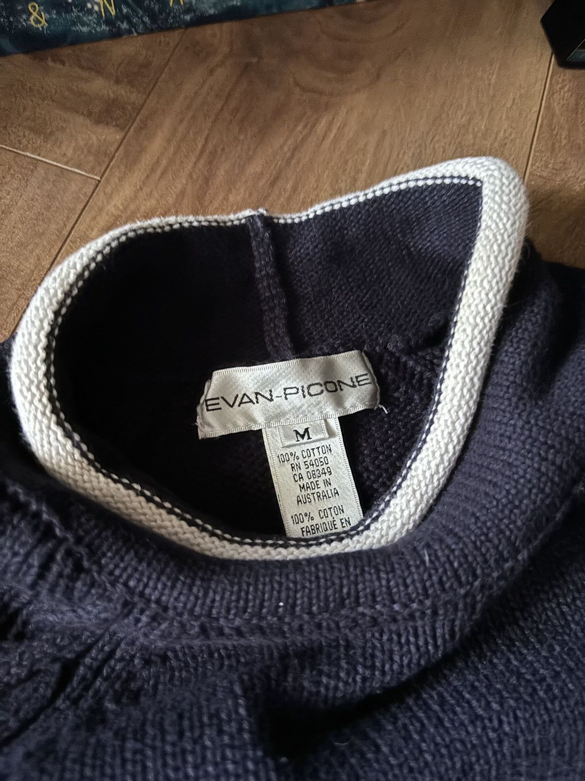 Vintage 90s Vintage Essential Knit Sailor Sweater Medium Size US M / EU 48-50 / 2 - 4 Thumbnail
