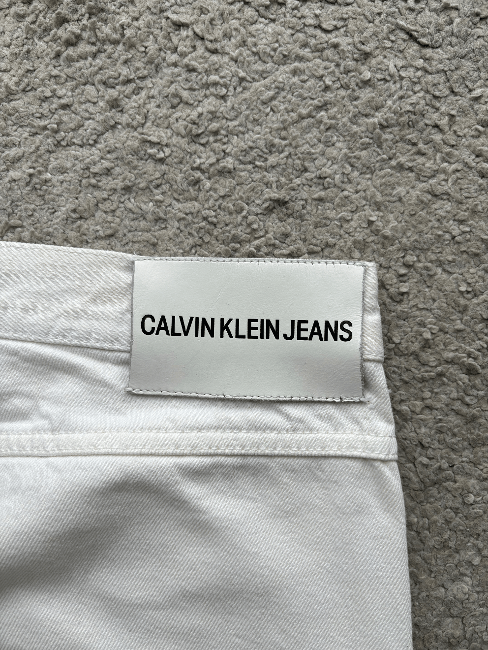 Calvin Klein × Calvin Klein 205W39NYC × Raf Simons calvin klein 205w39nyc cream white denim jeans Size US 31 - 4 Thumbnail