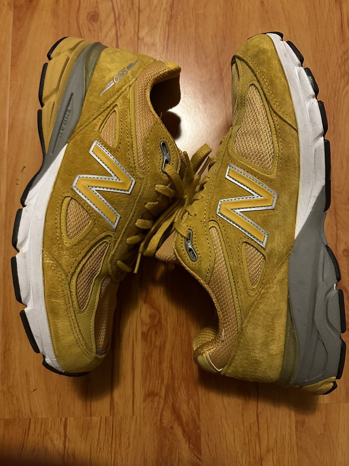 New balance 990v4 yellow hotsell